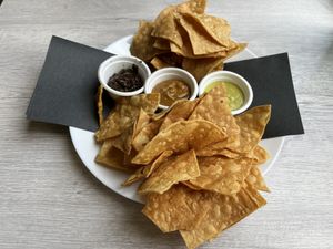 chips & salsa trio  at Chilango PDX in Portland