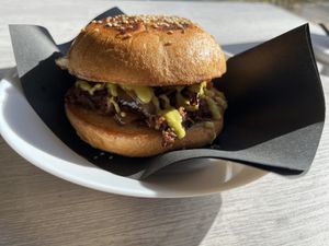 Hojaldrita w/Suadero!  at Chilango PDX in Portland