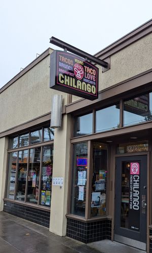exterior at Chilango PDX in Portland