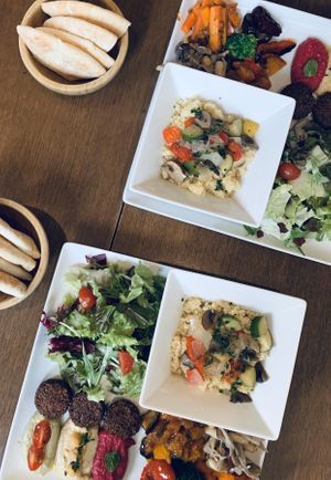 Vegan Lunch Set - 1200¥ at Cafe Absinthe カフェアブサン in Osaka