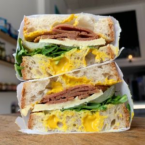 Cuban sandwich  at How On Earth in Exeter