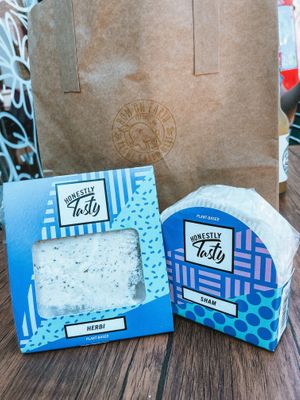 Vegan cheeses from Honestly Tasty at How On Earth in Exeter
