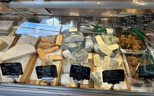 Vegan cheeses and meats   at How On Earth in Exeter