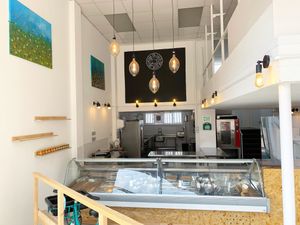 Inside the deli!  at How On Earth in Exeter