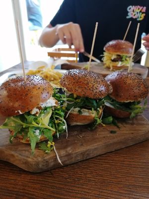 Vegan sliders at Submarine Burger in Rijeka