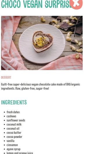 Vegan Dessert at Submarine Burger in Rijeka