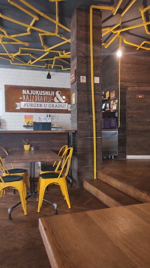 Inside at Submarine Burger in Rijeka