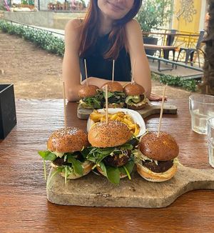 Vegan sliders at Submarine Burger in Rijeka