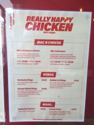 Menu at Really Happy Chicken in Brighton
