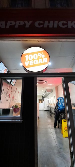 Entrance at Really Happy Chicken in Brighton