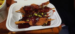 Korean sticky wings at Really Happy Chicken in Brighton