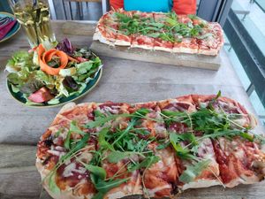 Pizza at Alt Stazione in Loerrach