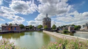 Gorgeous setting.  at De Watertoren in Rotterdam