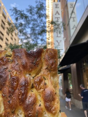 Focaccia  at Eataly in Chicago
