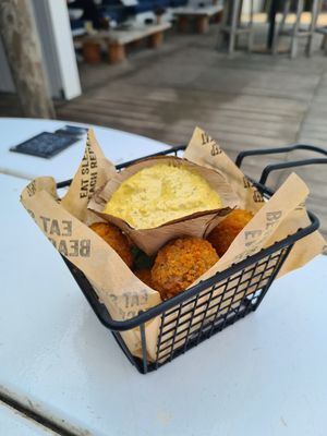 Croquettes as starter at Habana Beach in The Hague