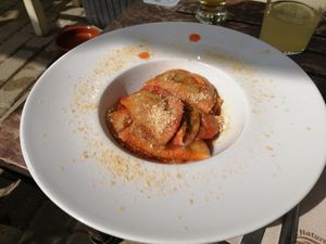 Vegan Ravioli at Brio in Tarifa