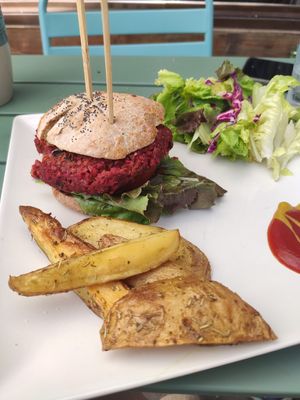 Hamburguesa at Brio in Tarifa