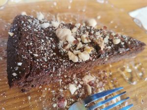 Chocolate and banana at Brio in Tarifa