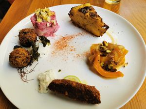 Tapas combo at Brio in Tarifa