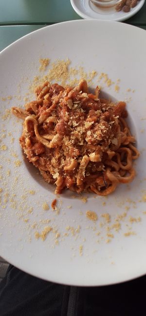 Vegane Bolognese at Brio in Tarifa