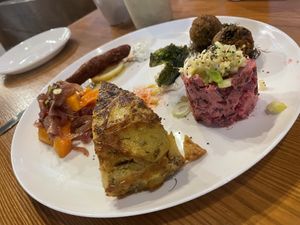 Tapas combo! So delicious. 😋   at Brio in Tarifa