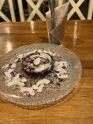 Coco choco desert   at Brio in Tarifa