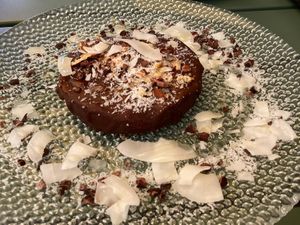 Chocolate cake at Brio in Tarifa