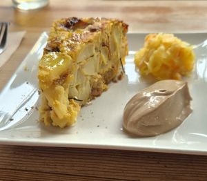 Tortilla at Brio in Tarifa