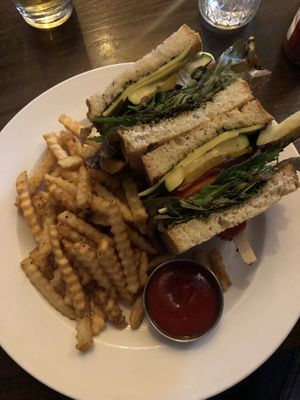 Grilled veggie sandwich  at Swans Hotel in Victoria