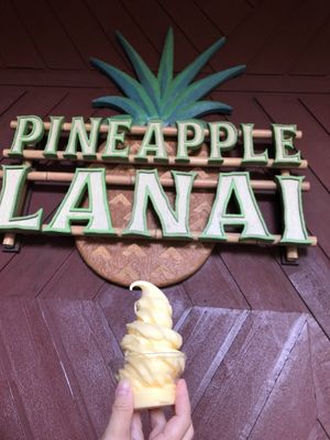 Classic Pineapple Dole Whip at Walt Disney World - Pineapple Lanai in Lake Buena Vista