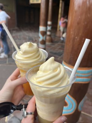 Dole whip and pog float   at Walt Disney World - Pineapple Lanai in Lake Buena Vista