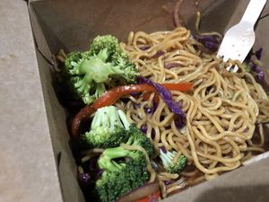 Veggie Noodles at Walt Disney World - Capt. Cook's in Lake Buena Vista