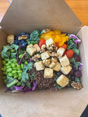 Superfoods salad with extra tofu at Walt Disney World - Capt. Cook's in Lake Buena Vista