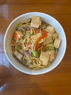 Pan-asian noodles and vegetables  at Walt Disney World - Capt. Cook's in Lake Buena Vista