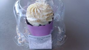 Vegan gluten-free cupcake at Walt Disney World - Landscape of Flavors in Lake Buena Vista