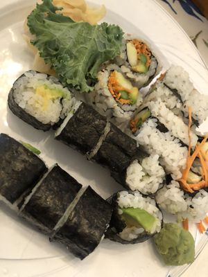 Veggie & Avocado Roll (Take-Out) at Ziree Thai & Sushi in Delray Beach