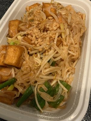Vegan Pad Thai w/ Fried Tofu (Take-Out) at Ziree Thai & Sushi in Delray Beach
