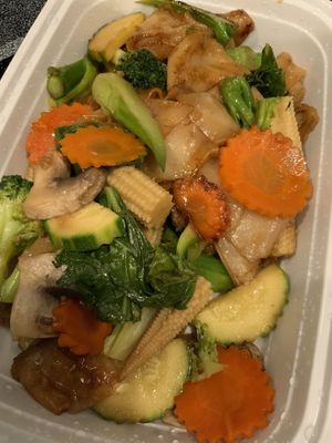 Vegan Pad See Ew w/ Vegetables (Take-Out) at Ziree Thai & Sushi in Delray Beach