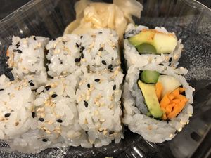 Veggie Roll (I added avocado) at Ziree Thai & Sushi in Delray Beach