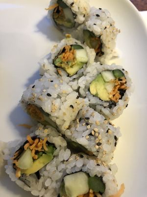 Veggie Roll w/ added Avocado  at Ziree Thai & Sushi in Delray Beach
