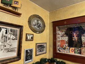 Example of the decor  at Cowgirl BBQ in Santa Fe