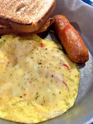 Pepper Jack "Cheese" Frittata  at Walt Disney World - Whispering Canyon Cafe in Lake Buena Vista