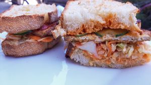 BBQ Tofu Sandwich at Greenhorn in Bluffton
