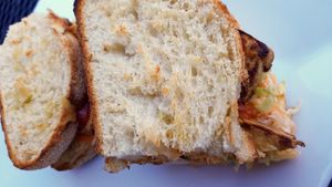 BBQ Tofu Sandwich at Greenhorn in Bluffton