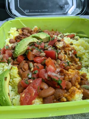 Pinto & rice at Greenhorn in Bluffton