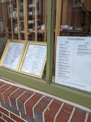 Menus at Greenhorn in Bluffton