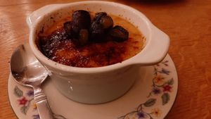 Creme brule at Greenhorn in Bluffton