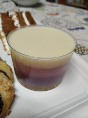 Tarta queso con arándanos at Vegabonty in Fuengirola