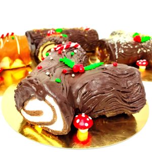 Yule Log /Tronco navideño at Vegabonty in Fuengirola