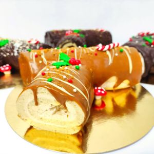 Yule log / Tronco navideño at Vegabonty in Fuengirola